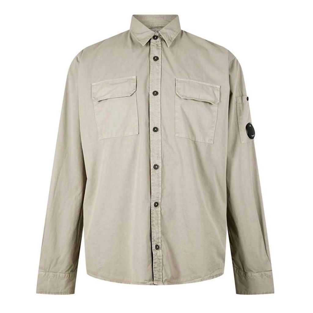 CP Company Men's Lens Double Chest Overshirt - Green